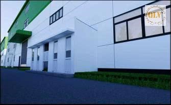 Nhà xưởng Bình Dương 7.860m², điện 1.250 KVA, thuận tiện mở rộng sản xuất.