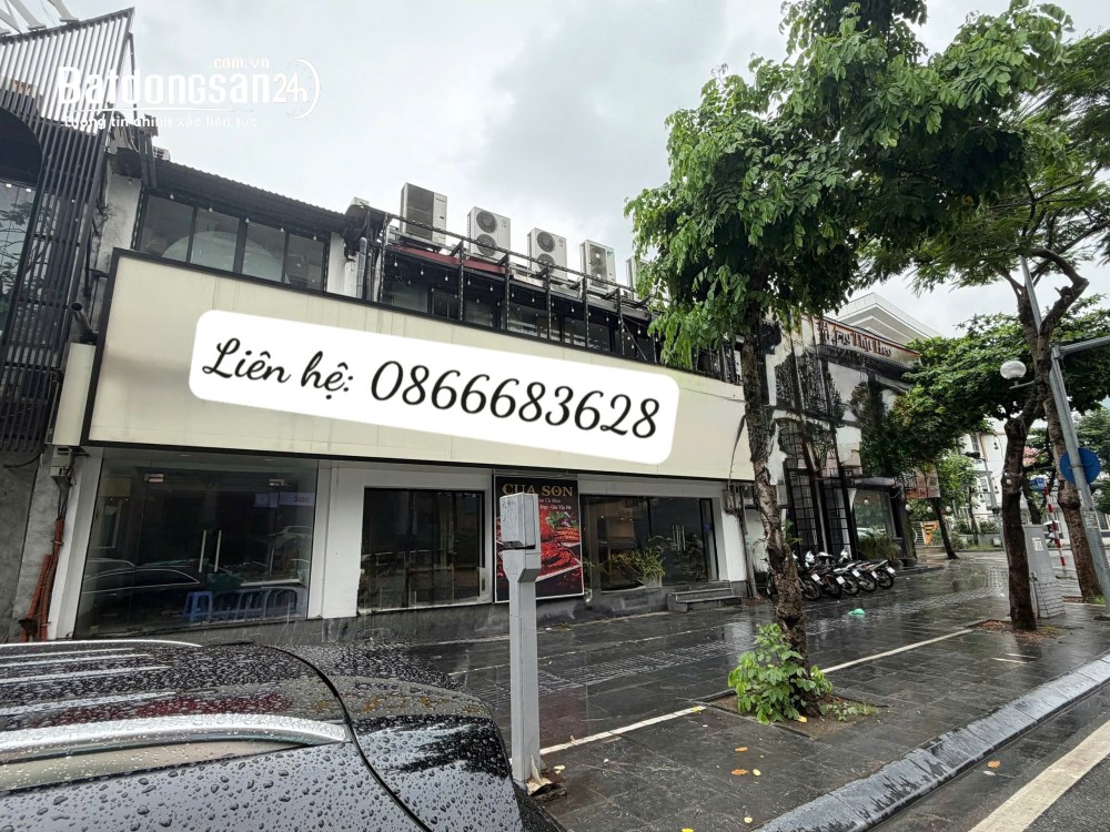 Cho thuê mặt bằng Huỳnh Thúc Kháng, Đống Đa 500m², mặt tiền rộng, vỉa hè lớn.