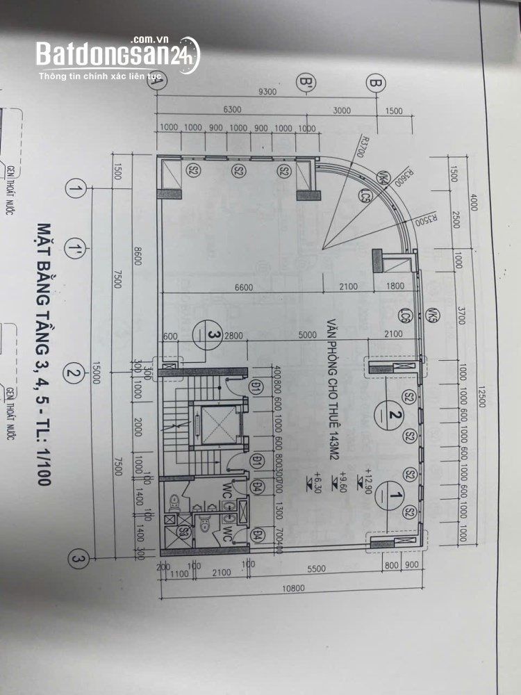 Cho thuê văn phòng Trường Sơn, Tân Bình, 176m²/tầng, gần sân bay, không gian chuyên nghiệp.