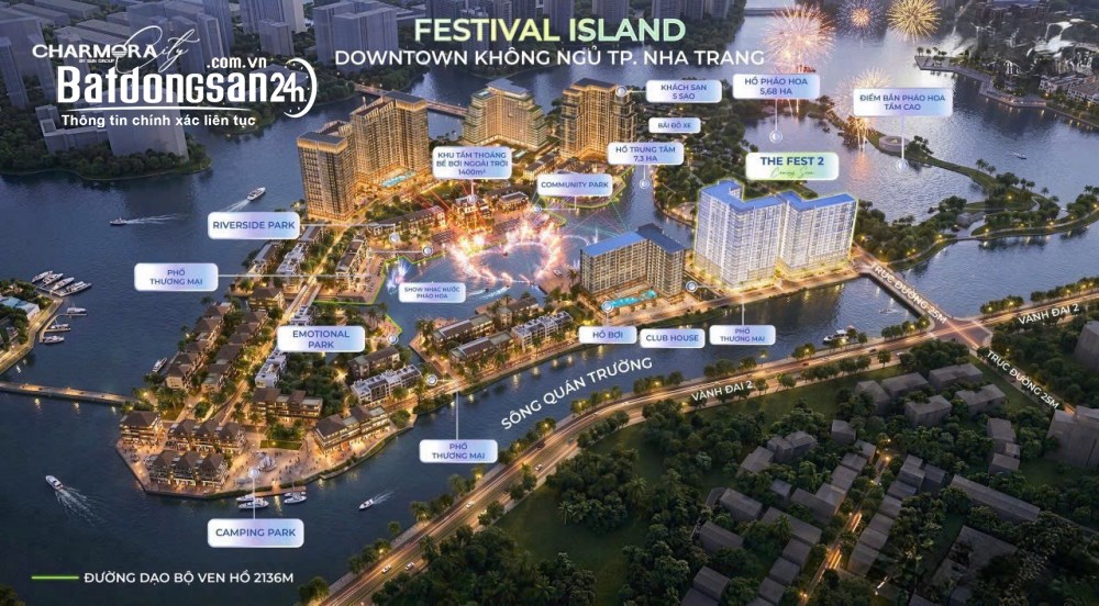 Căn 1PN  toà  The Fest 2, tâm điểm Charmora City giá 1 tỷ 800. LH: 0398027712