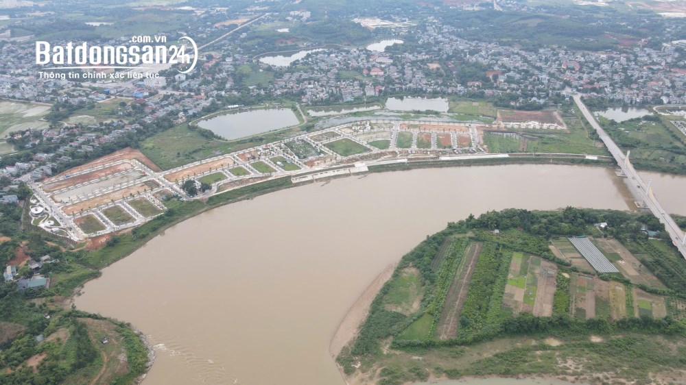Khu đô thị ven Sông Lô Times Riverside Tuyên Quang, quy mô 21,5ha, quy hoạch đồng bộ, hiện đại.