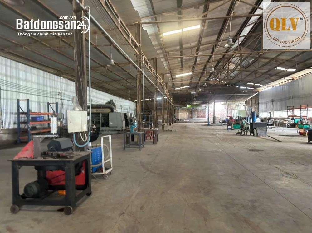 Dĩ An – Bình Dương cho thuê nhà xưởng 2.196m², thuận tiện sản xuất và kho vận.