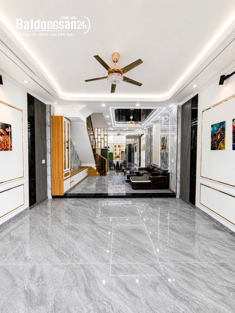 Nhà 3 tầng KDC Hoàng Minh Chánh, Biên Hòa, Đồng Nai – 100m², 4PN, sân đậu ô tô, full nội thất.