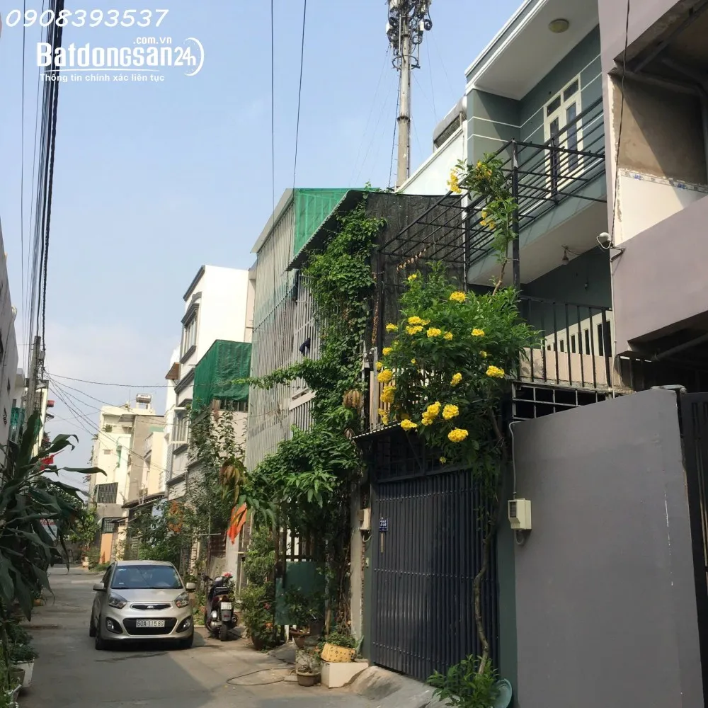 CHO THUÊ NHÀ NGUYÊN CĂN QUẬN 9, 4PN, 3WC - Có cửa hậu.