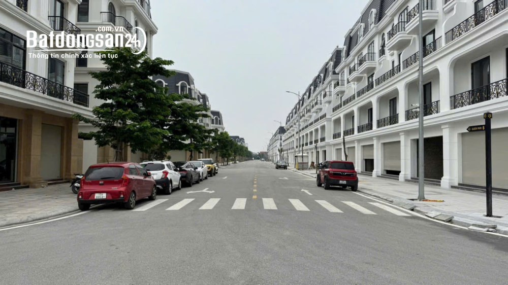 Hoàng Huy New City,Thủy Nguyên, nhà 4 tầng xây thô, đường 17m, sổ đỏ lâu dài, giá 9,9 tỷ.