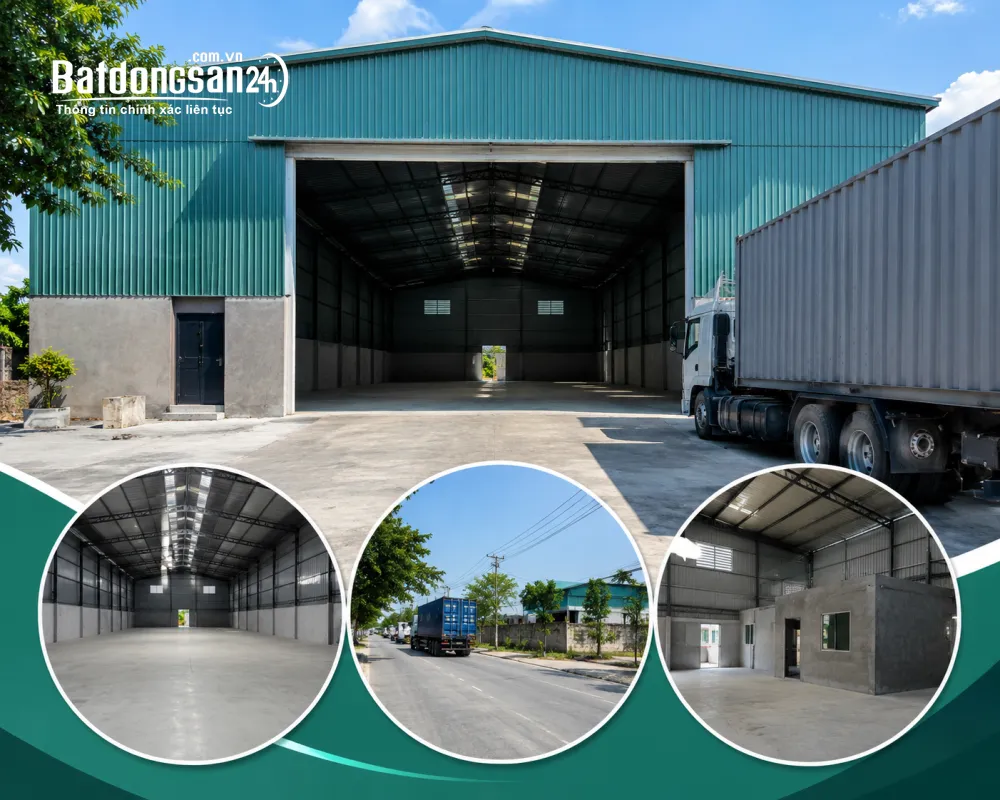 Cho thuê kho 300m² Hòa Khánh, Đà Nẵng, đường container, giá chỉ 16 triệu/tháng.
