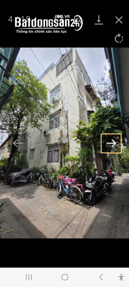 Bán gấp nhà 5 tầng, 55m², căn góc thoáng, hẻm xe hơi Thích Quảng Đức, P. Cầu Kiệu, TP. HCM.