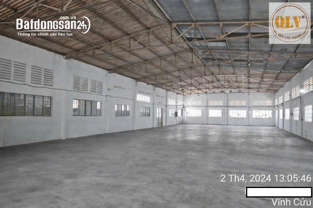 Cho thuê nhà xưởng Tân Bình, Vĩnh Cửu, Đồng Nai 1.900m², khuôn viên 2.600m².