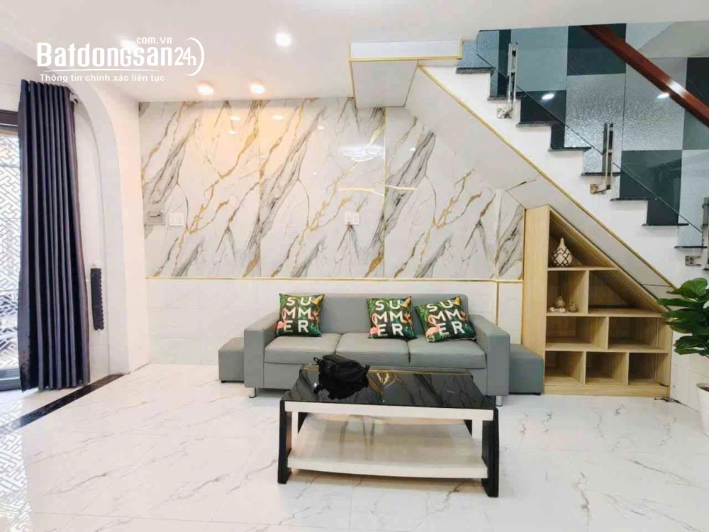 Bán nhà Gò Vấp 1 trệt 1 lầu, gần 60m² sử dụng, sổ hồng riêng, giá hơn 4 tỷ.