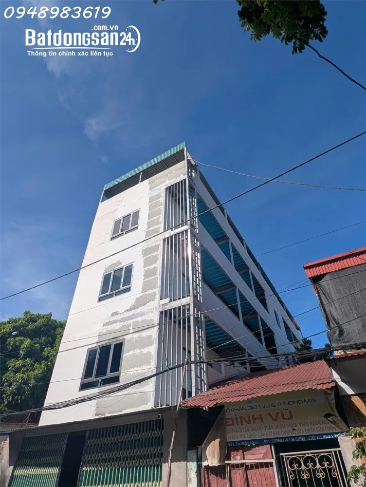 Cho thuê tòa nhà cạnh Bệnh viện Mắt Bắc Ninh 170m² x 4 tầng, 18 phòng, giá 50 triệu/tháng.