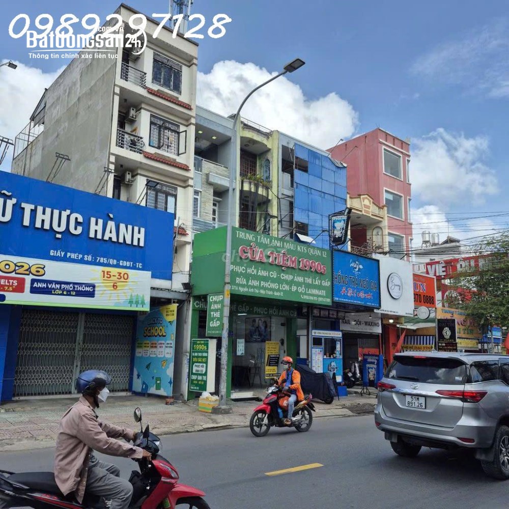 Nhà mặt tiền đường Nguyễn Ảnh Thủ, Tân Thới Hiệp (Hiệp Thành cũ) DT 81m2, 8,8 tỷ.